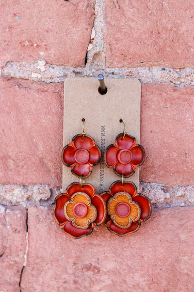 Double Flower Earrings