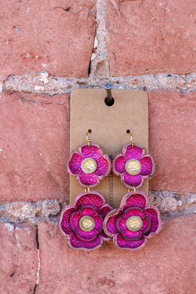 Double Flower Earrings