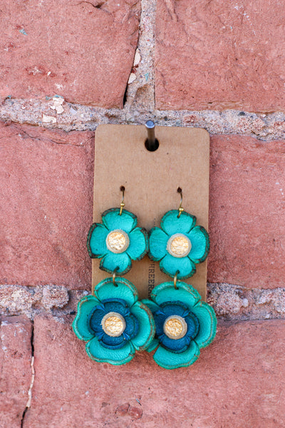 Double Flower Earrings