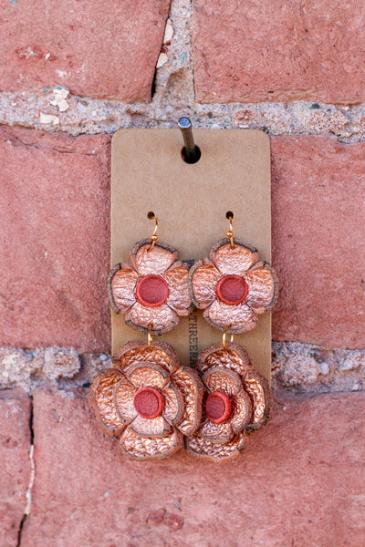 Double Flower Earrings