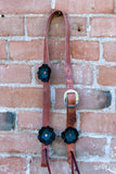 Leather Flower Headstall