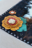 12 x 25 Cowhide Centerpiece