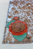 12 x 25 Cowhide Centerpiece